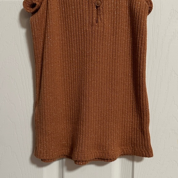 Janie and Jack girls size 10 Bronze color tank top - Picture 6 of 7